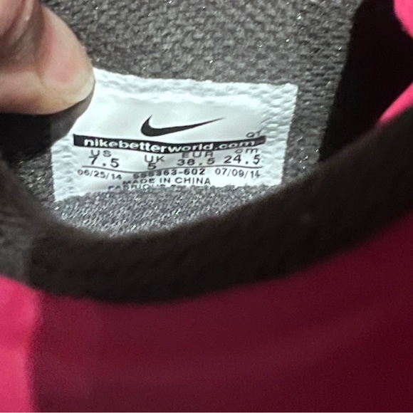 Nike Air Max 2013 in original box - Fuchsia Pink-Reflect Silver-Anthracite - Picture 8 of 15